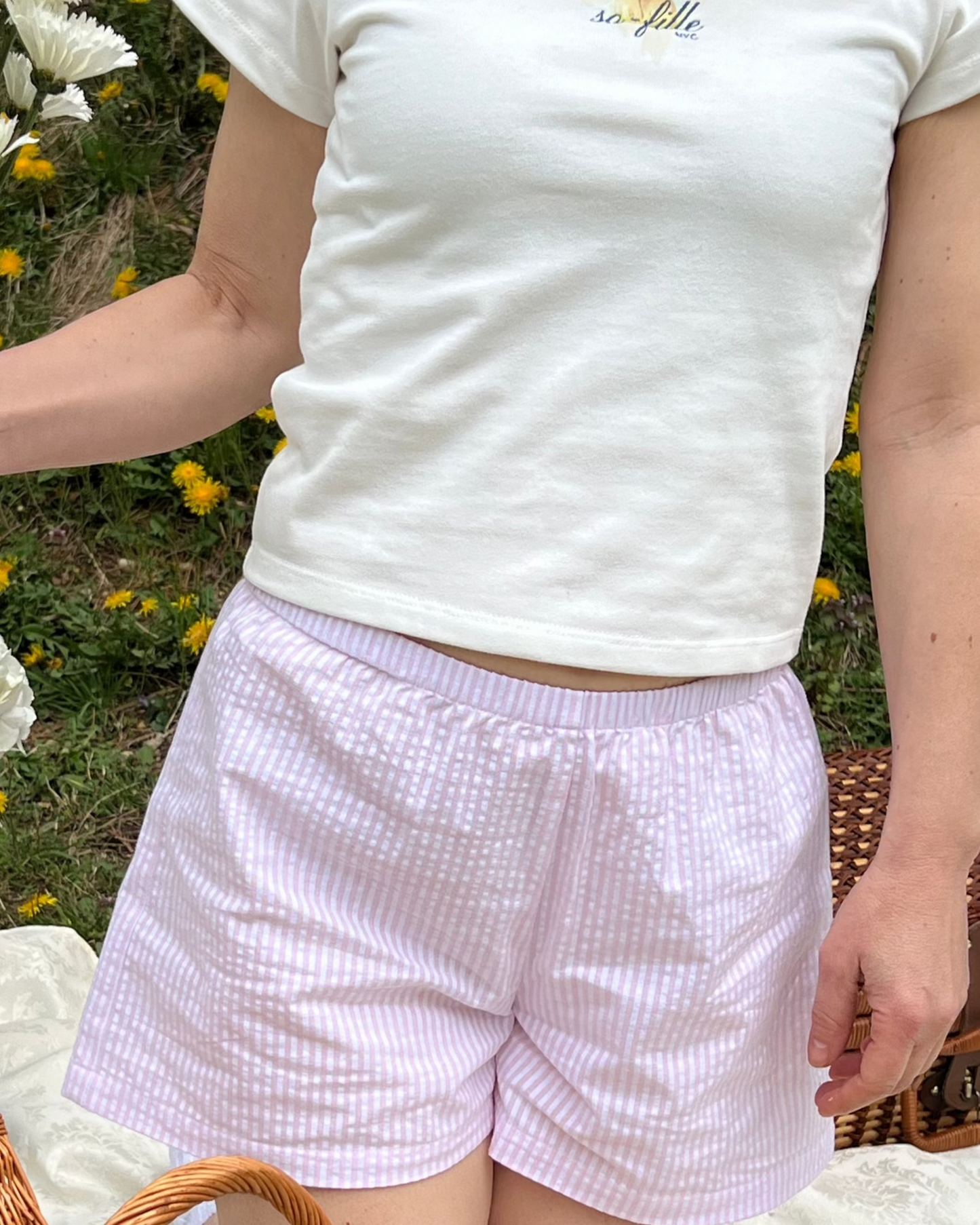 Rose Day Short - 100% cotton