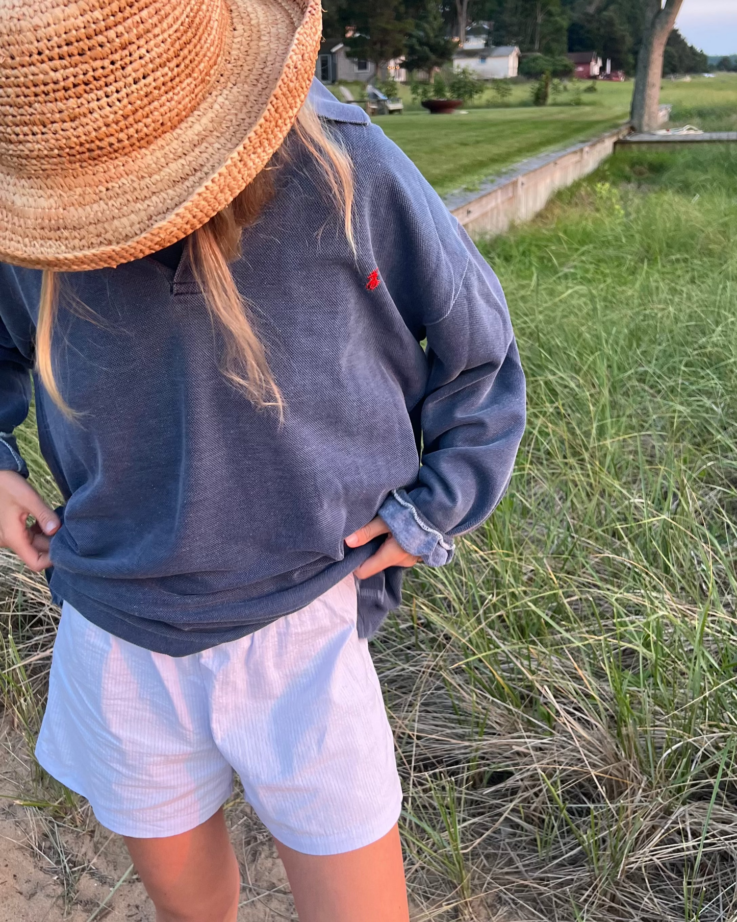 Sky Day Short - 100% cotton