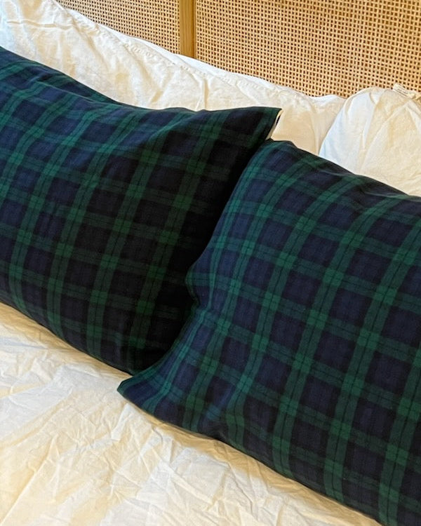 Tartan Pillowcase - 100% cotton